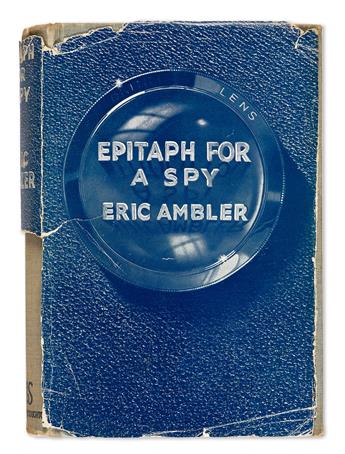 AMBLER, ERIC. Epitaph For A Spy.